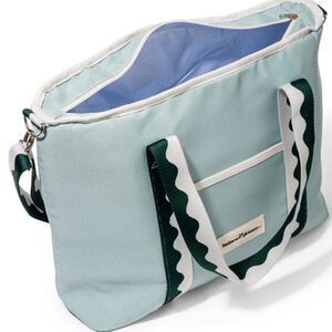 Business & Pleasure The Holiday Cooler Tote Bag Rivie Green NWT